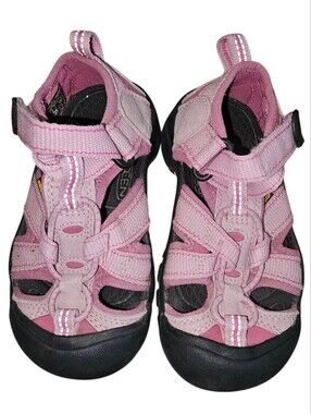 KEEN Girls Pink Closed-Toe Sport Sandals